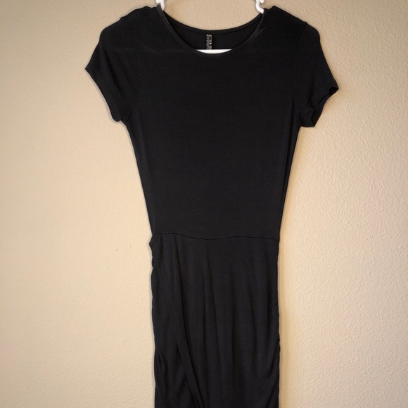 Black/charcoal Mini Dress - Picture 1 of 5